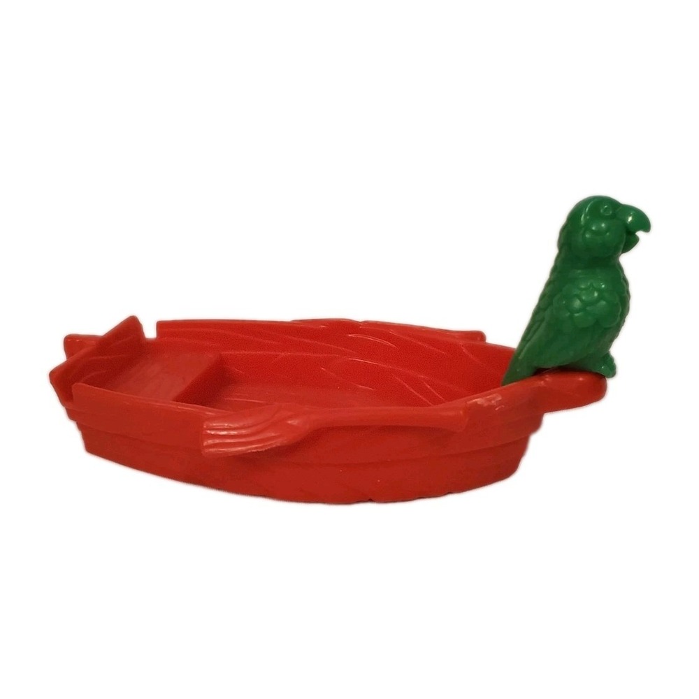 Fisher Price Great Adventures Pirate Island 1995 Boat With Parrot‎